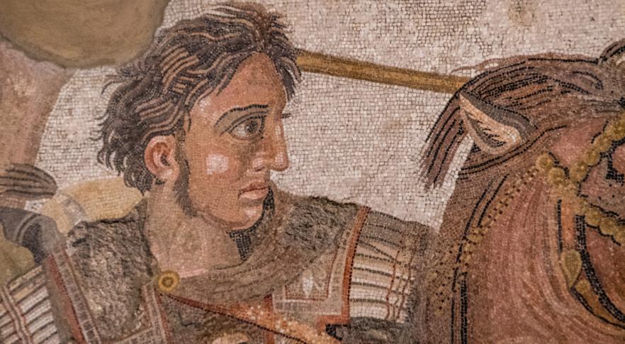 Hallaron en Dinamarca un retrato de Alejandro Magno de casi 2 mil años