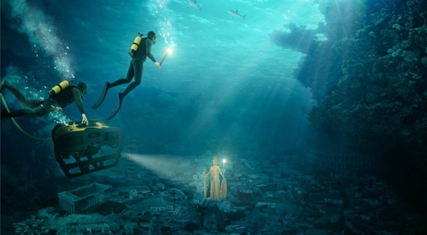 Encuentran un templo de Afrodita sumergido en el mar de Egipto