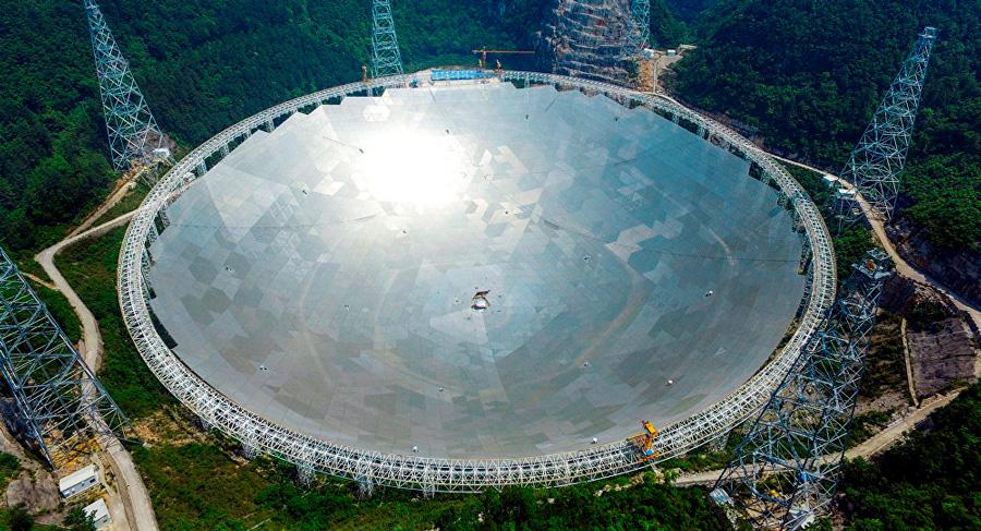 Para hallar vida extraterrestre, China inauguró el radiotelescopio más grande del mundo-0